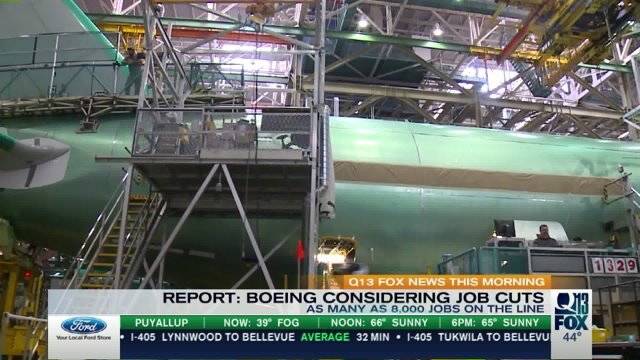 Boeing job cuts could reportedly hit 8,000 in Washington about 10 percent of workforce