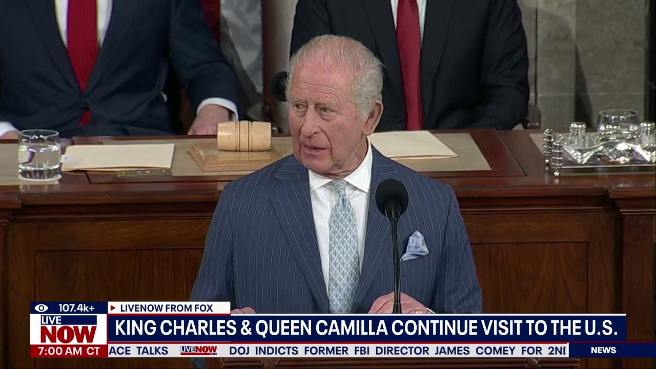 King Charles highlights US-UK bond in speech to Congress