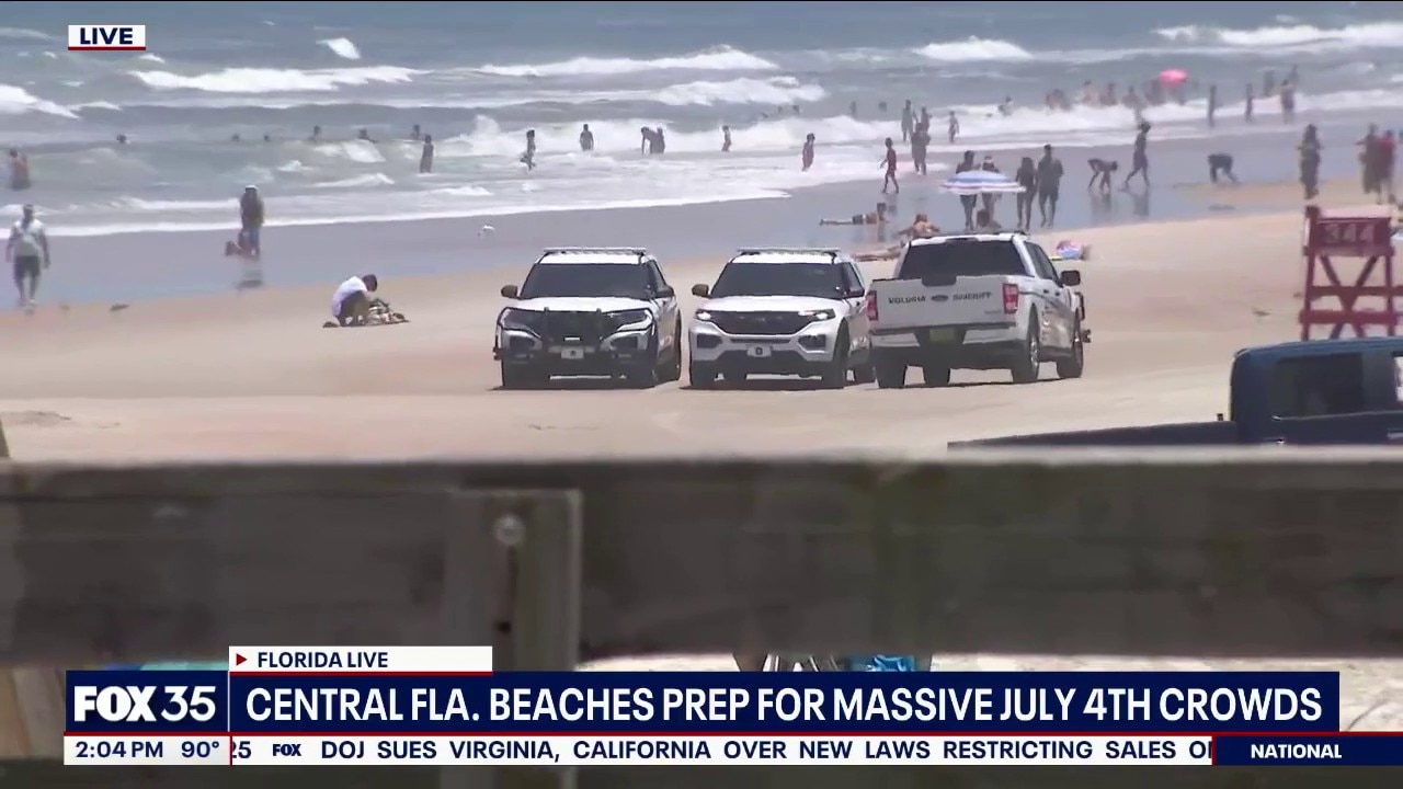 Central Florida beaches prepare for large July 4 crowds