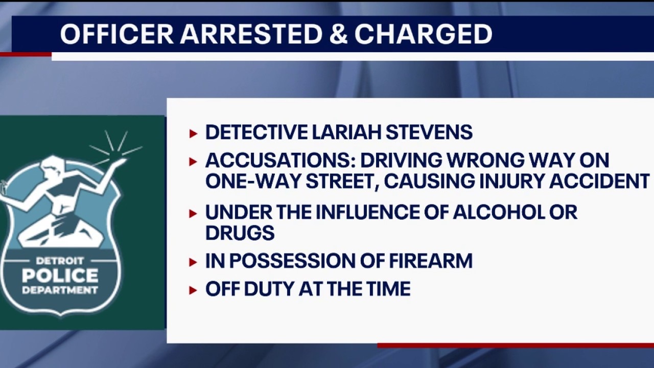 Detroit police detective accused of OWI in Harper Woods