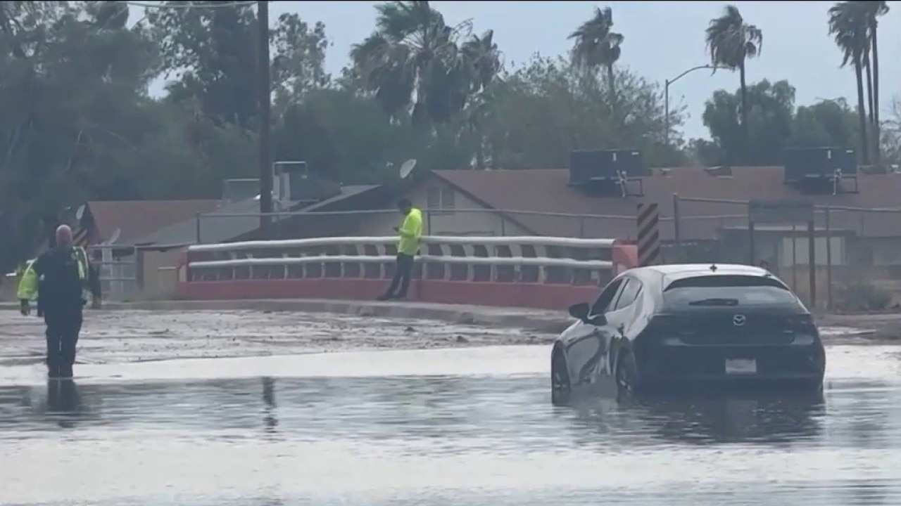 Arizona monsoon hazards: Flooded areas risk engine damage and tree falls
