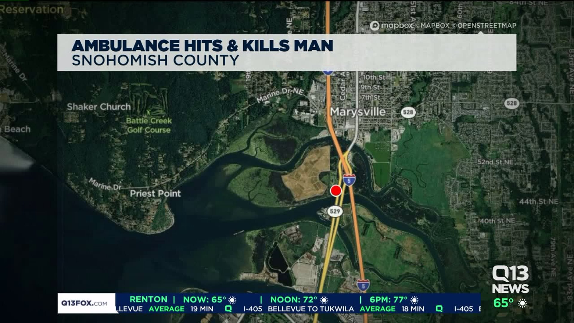 Man struck, killed by Marysville Fire District aid car