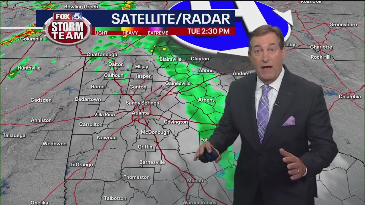 Tuesday evening forecast