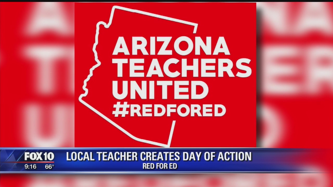 Arizona teachers plan a day of protest over low pay
