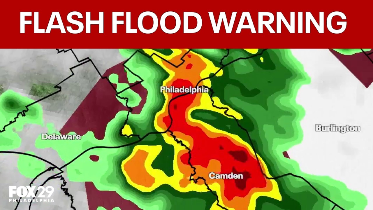 Philadelphia weather: Flash flood warning in effect until 2:15pm