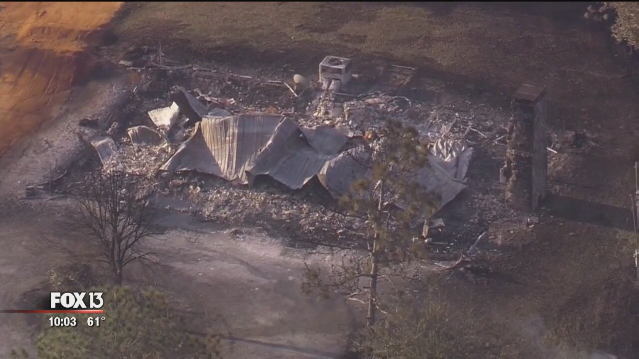 Polk Co. wildfires 50 percent contained