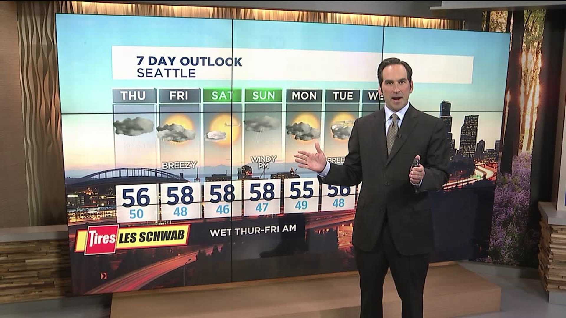 Q13 News evening weather forecast
