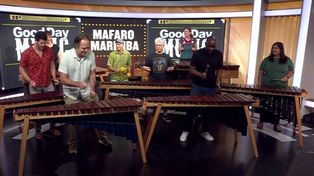 Mafaro Marimba in FOX 7 Austin studios