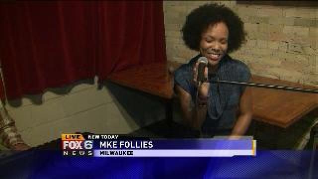 Laura enjoys the soulful sounds of the MKE Follies