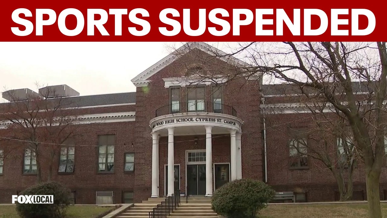 Penn Wood High School students protest after district suspends all sports