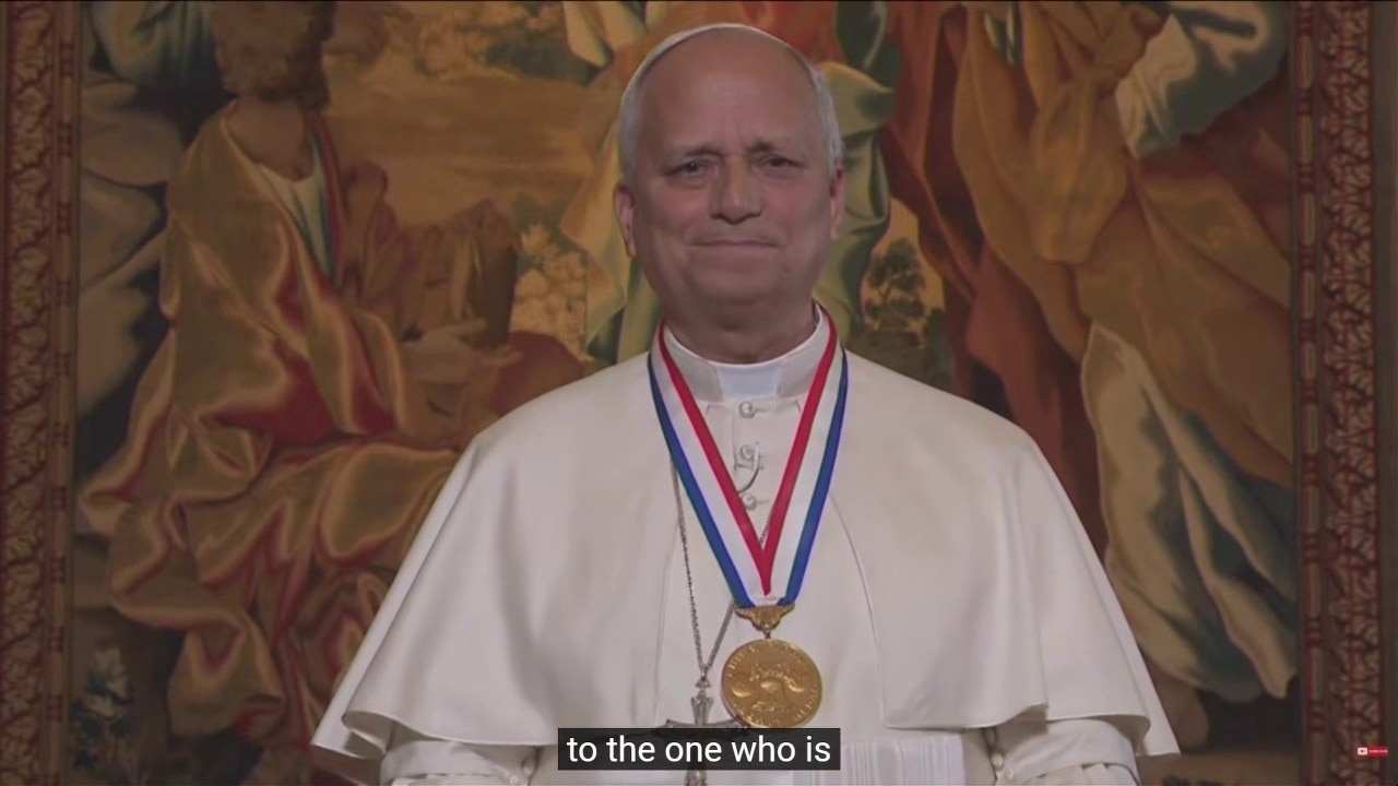 Pope Leo XIV receives Liberty Medal, delivers address ahead of America's 250th anniversary