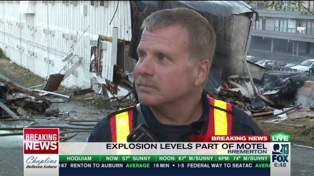 RAW: Fire official updates on the Bremerton motel explosion