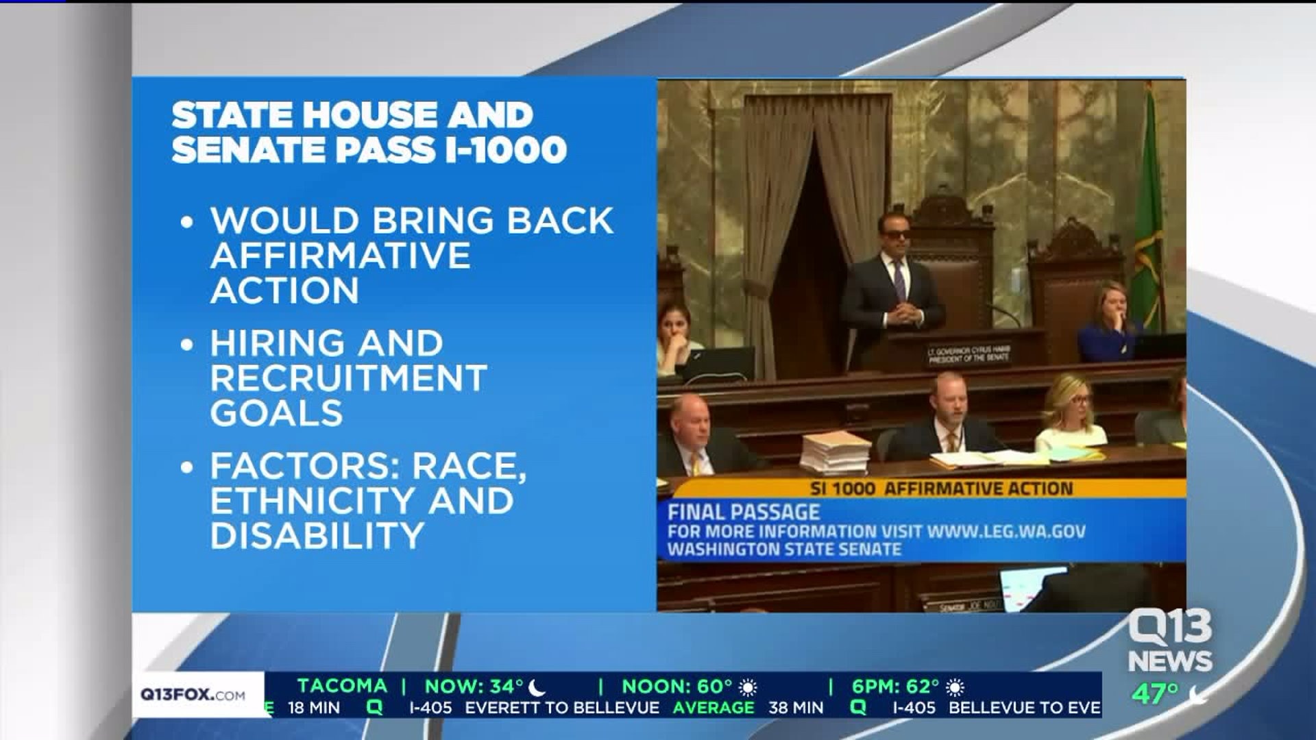 Affirmative action passes legislature