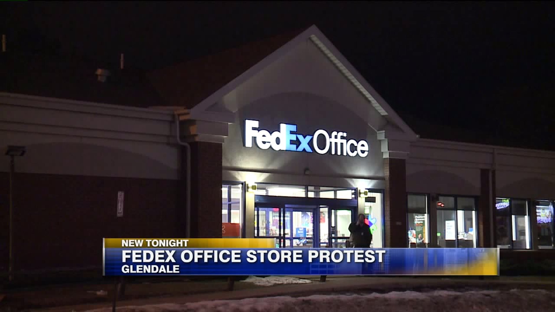 Protesters say Glendale FedEx manager called an employee a racial slur