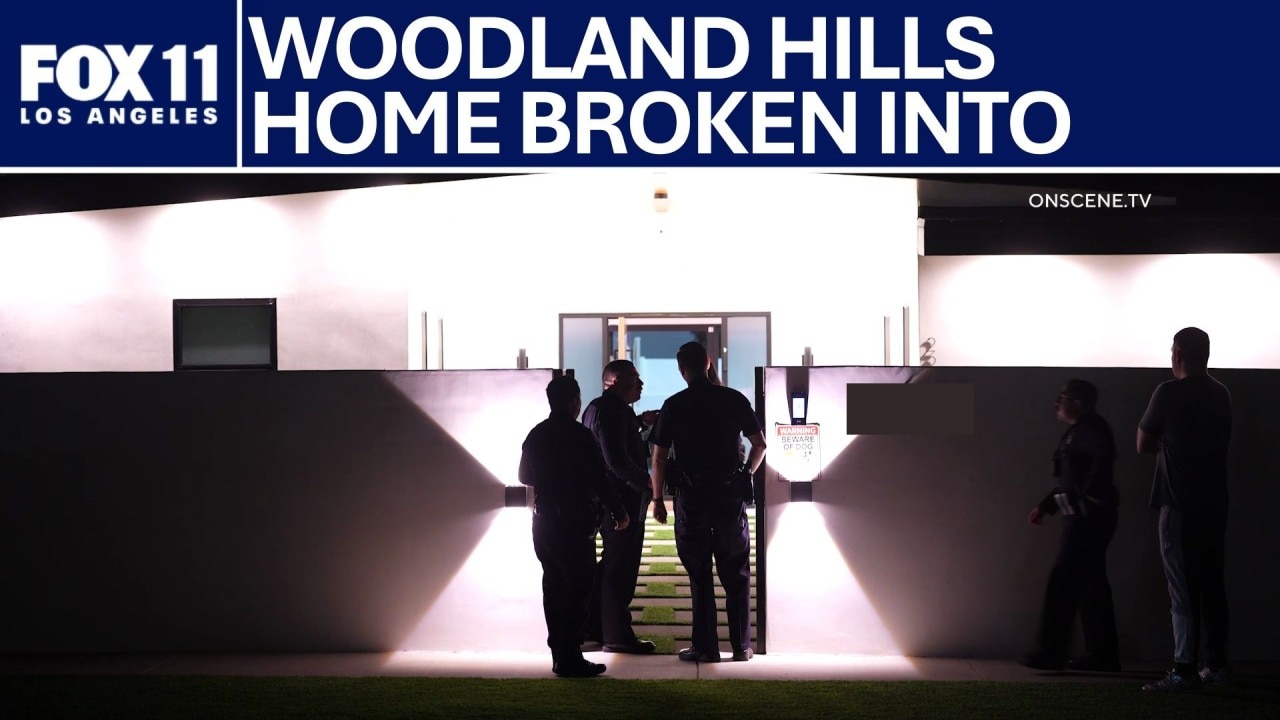 Woodland Hills home broken into with kids inside