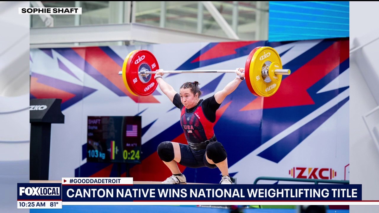 Canton’s Sophie Shaft Celebrates National Weightlifting Title