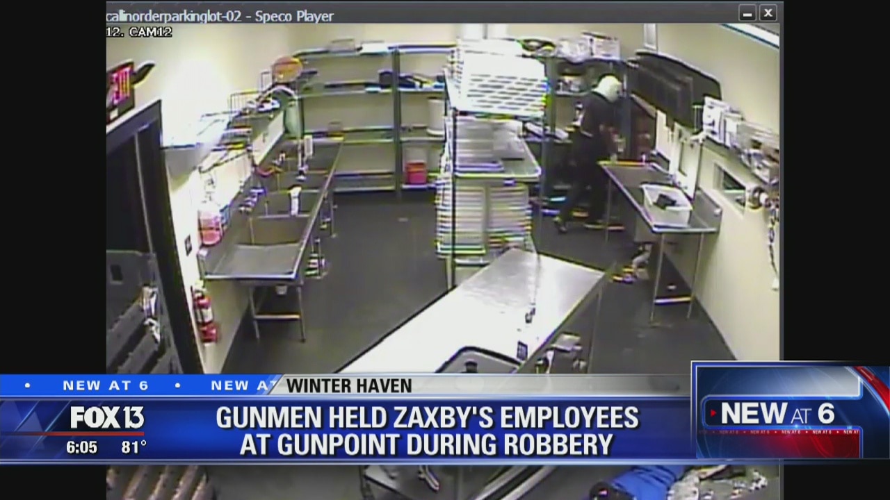 Robbers hold Zaxby's workers at gunpoint