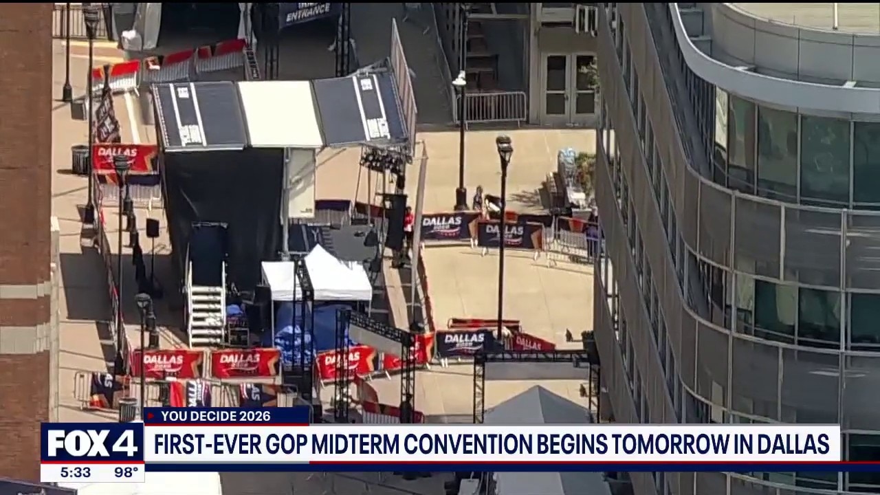 Final preparations for GOP midterm convention in Dallas