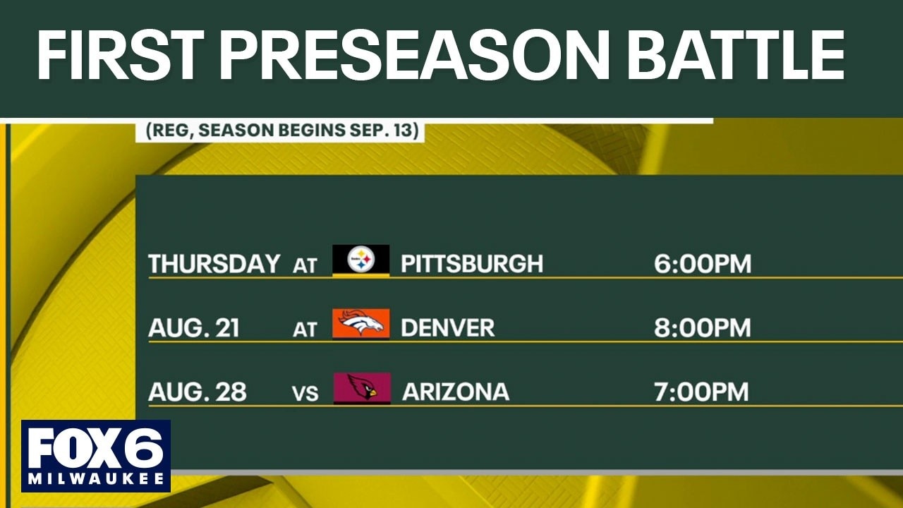 Packers gear up for first preseason game against Steelers