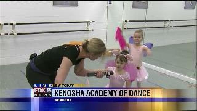 Laura hangs at Kenosha Academy of Dance