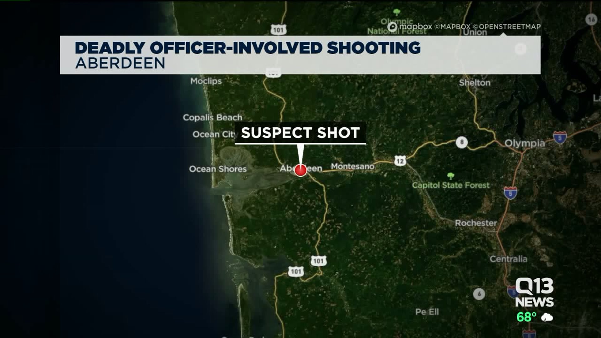 Suspect shot and killed by Aberdeen police after pulling gun on officer