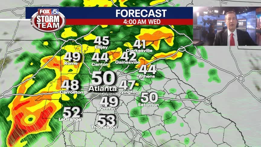 Tuesday Evening Weather Update