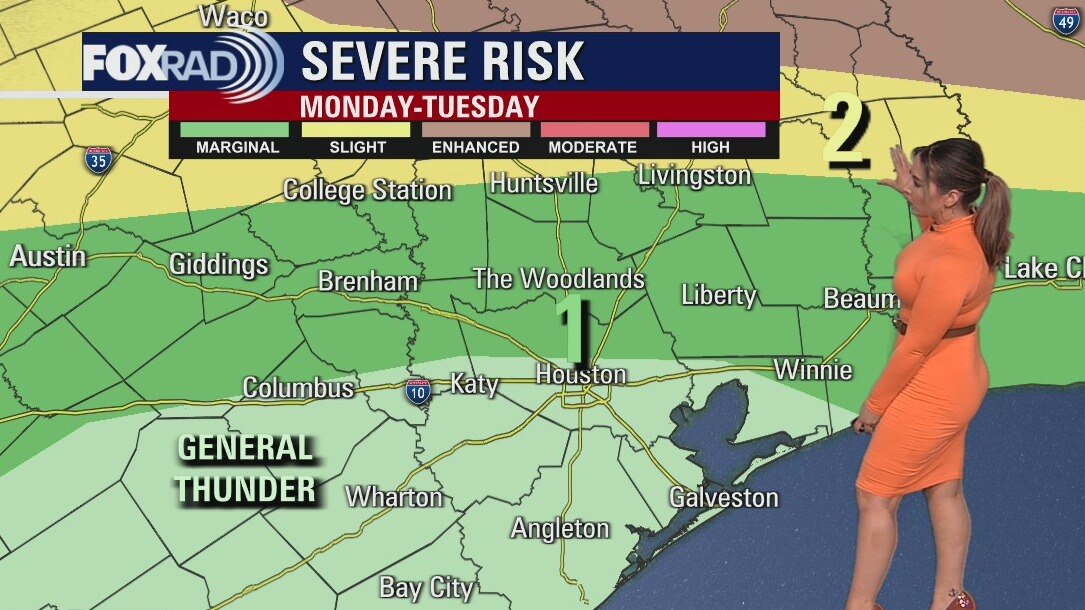 Monday Afternoon Weather Forecast