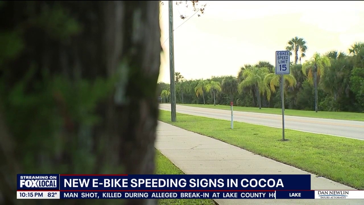 Cocoa Beach sets 15 mph e-bike limit on busy sidewalk