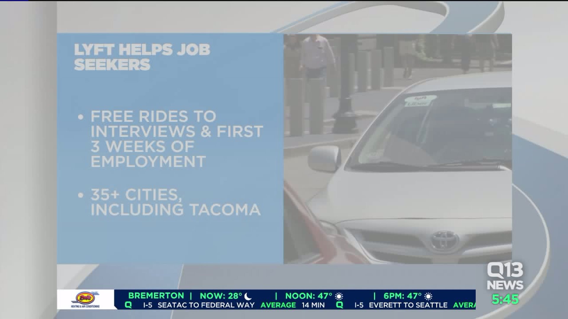 Lyft offering free rides for job-seekers | FOX 13 Seattle