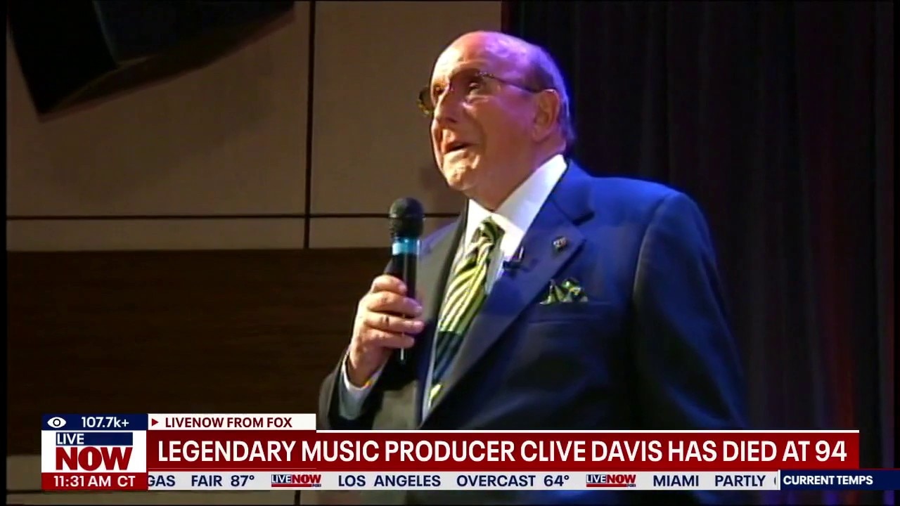 Legendary music producer Clive Davis dies at 94