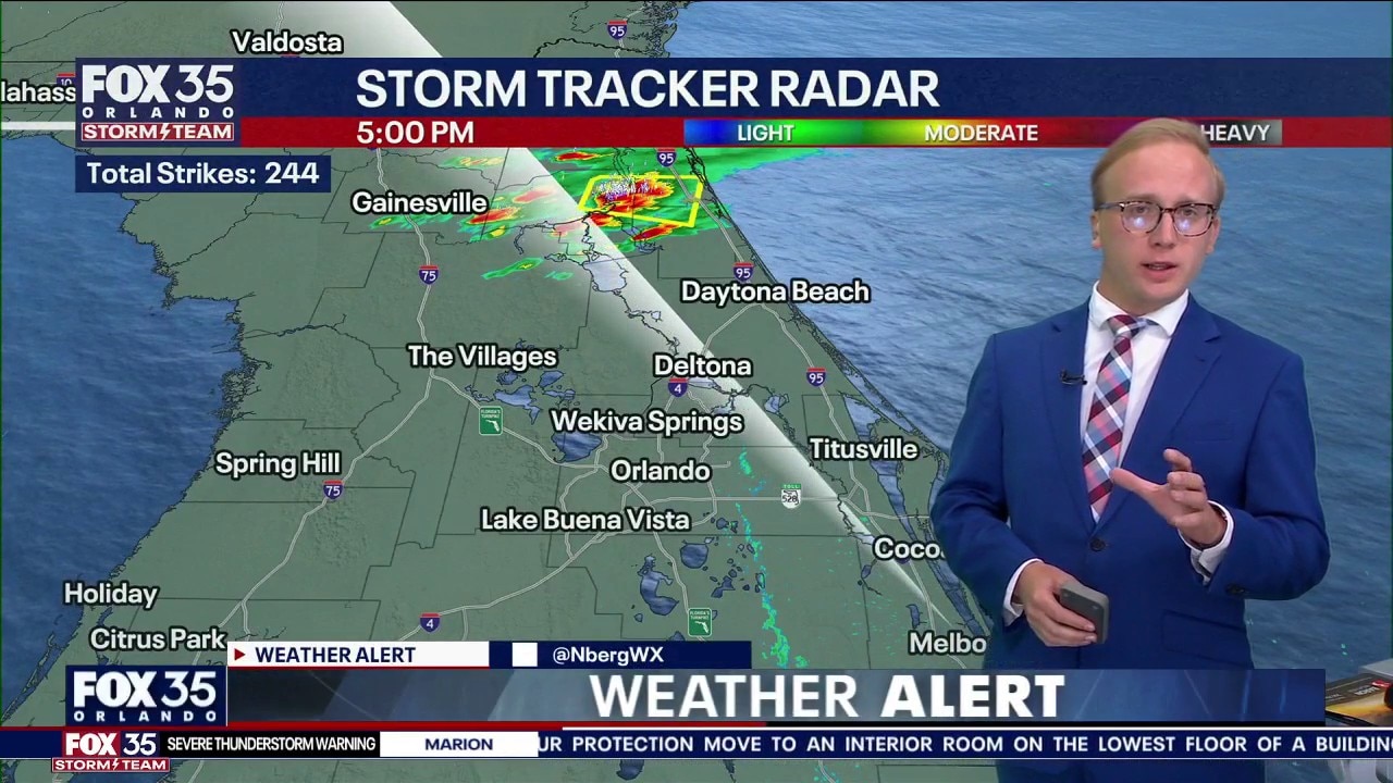 Orlando weather: Thunderstorms popping up across region