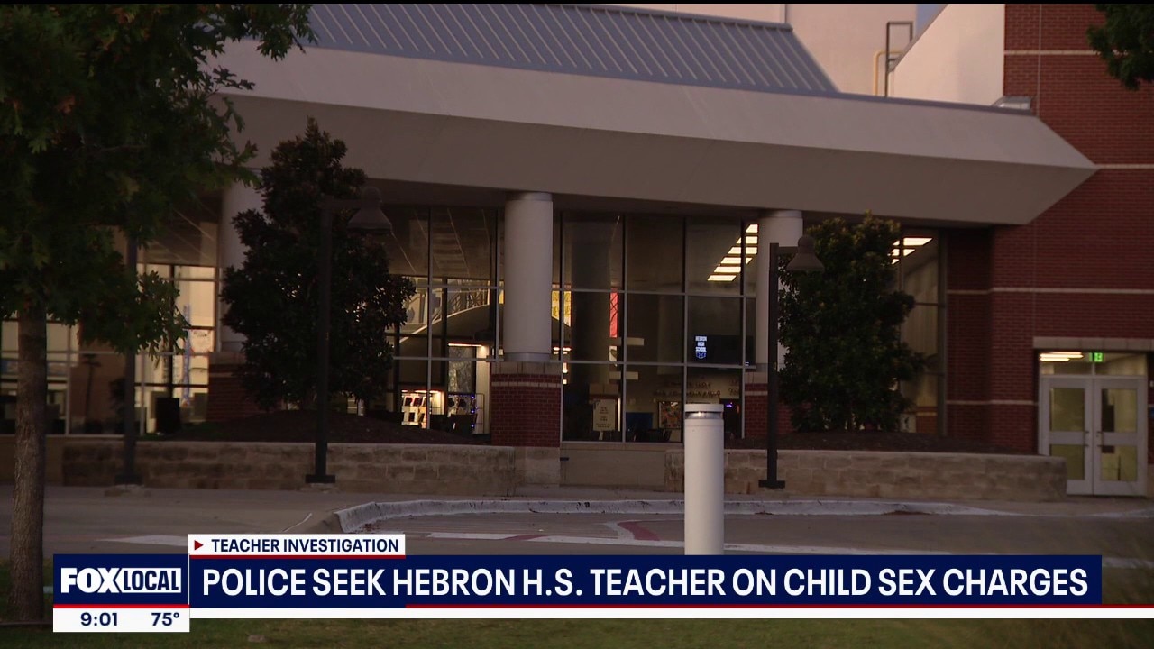 Lewisville ISD teacher wanted on child sex crime charges