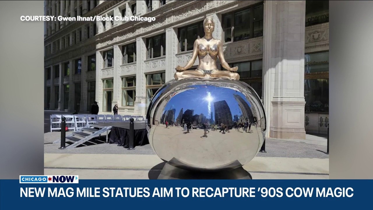 Remember Chicago’s Cows on Parade? These new statues are making waves | ChicagoNOW