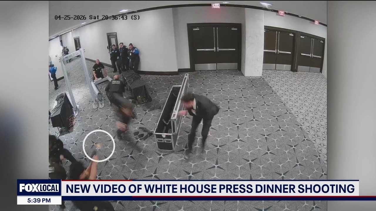 New video allegedly shows Cole Allen shooting Secret Service officer