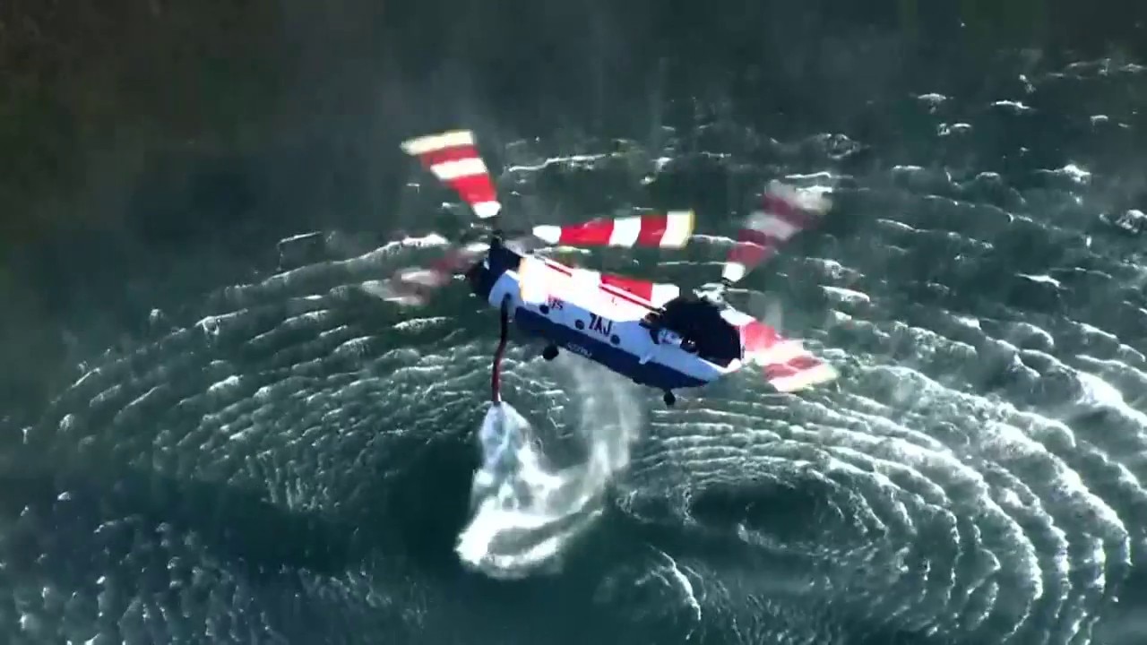 Stewart Trail Wildfire in northern MN: Chopper [RAW]