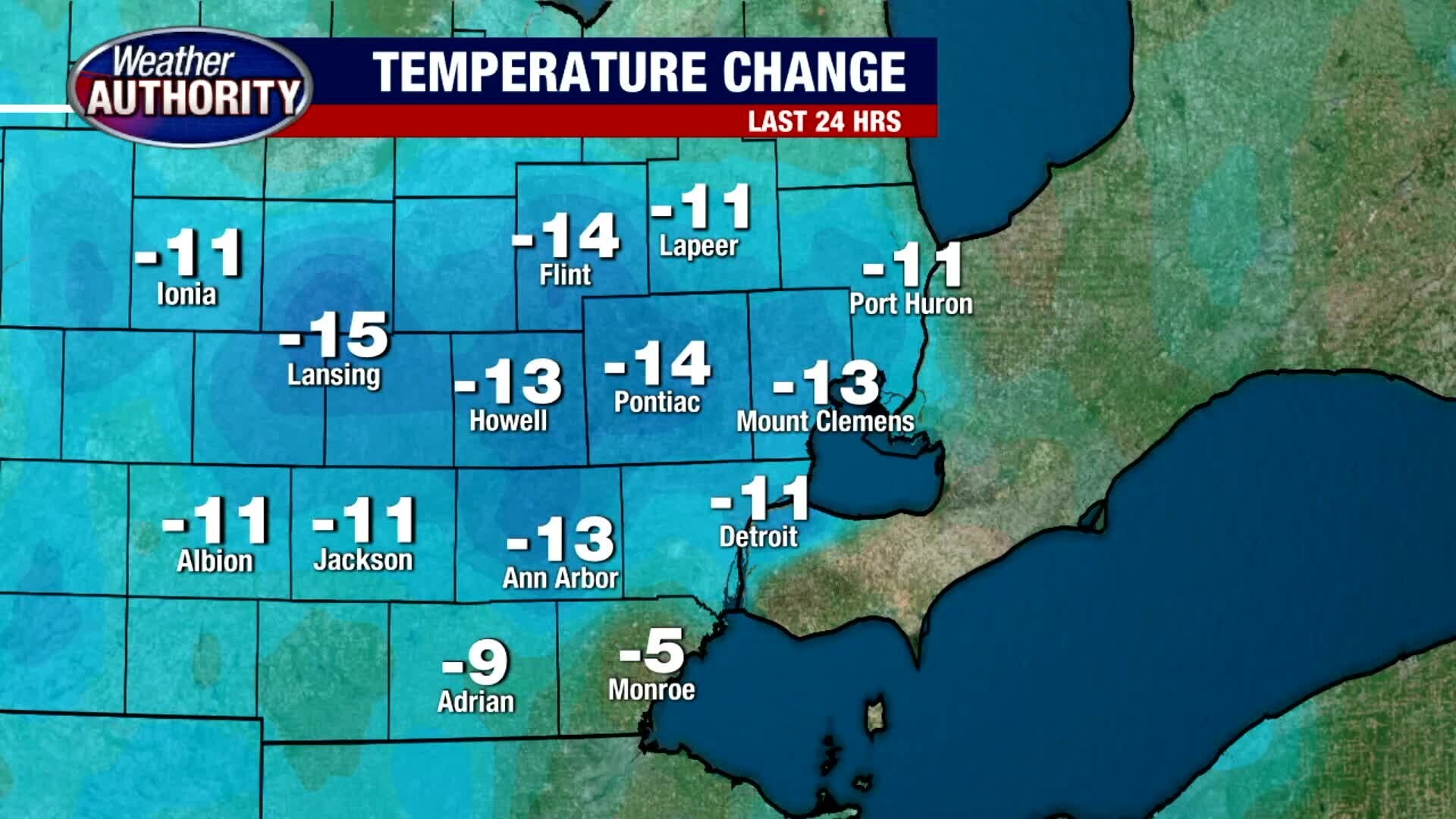 The cool-down is here! It will be windy and wet Thursday.