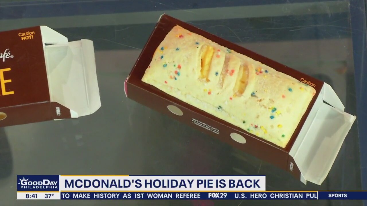 McDonald's holiday pie returns to the menu