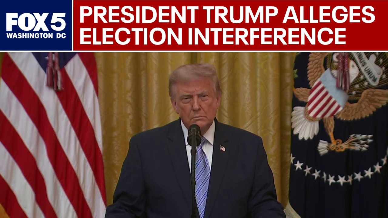 President Trump alleges 2020 election interference