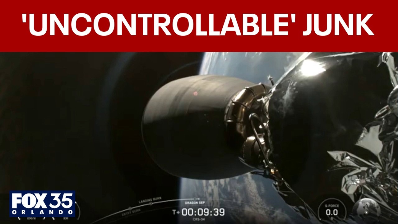 'Uncontrollable' space junk: Thousands of debris floating in space