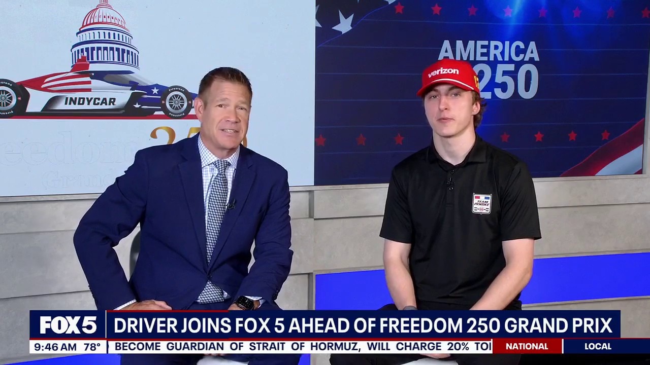 Driver Joins Fox 5 Ahead of Freedom 250 Grand Prix