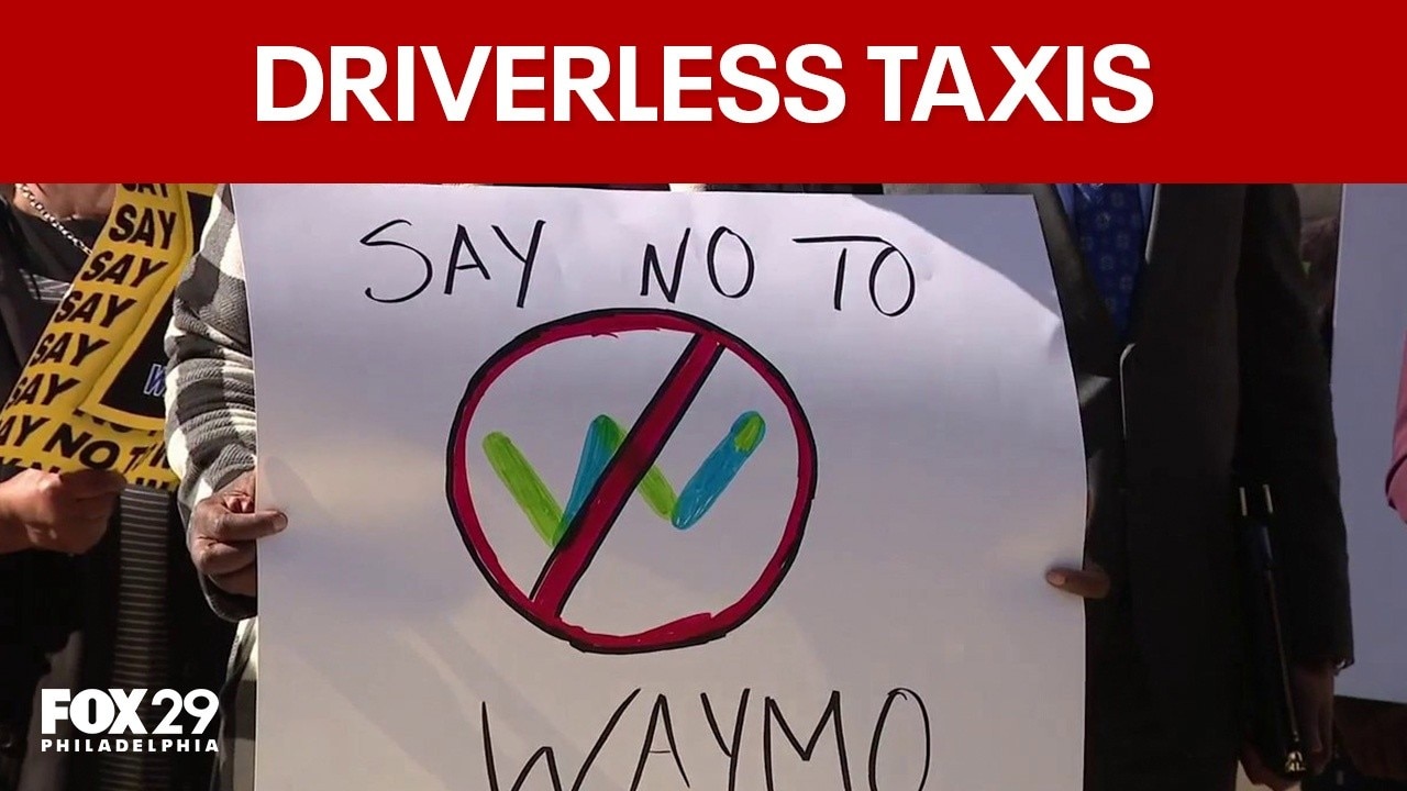 Waymo faces pushback over driverless taxis in Philadelphia