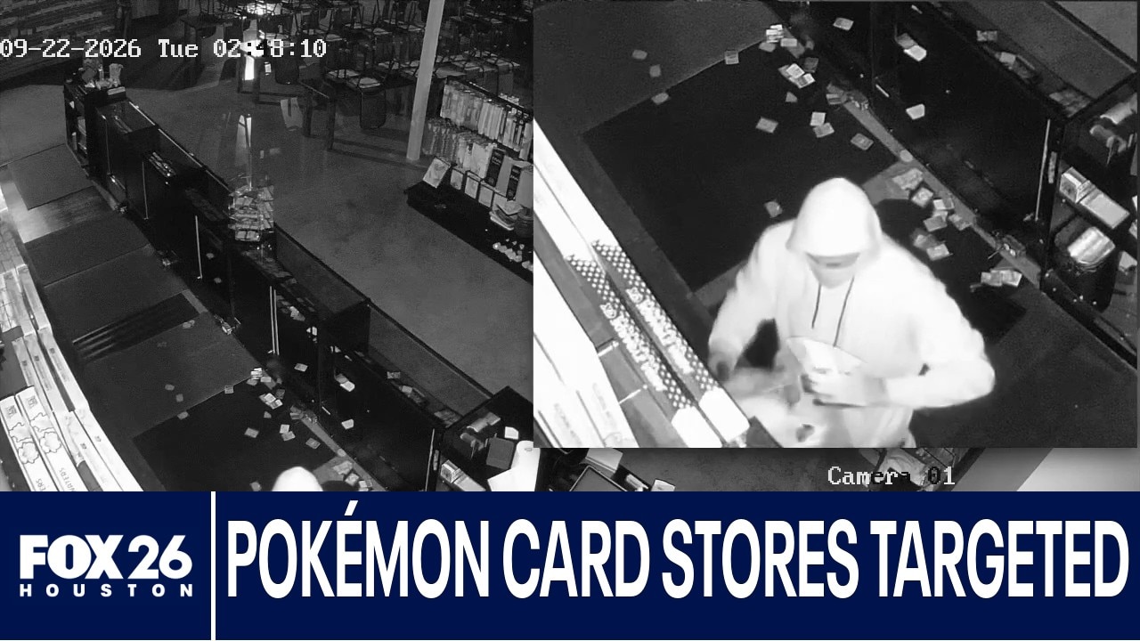 Thieves targeting Houston Pokémon card stores