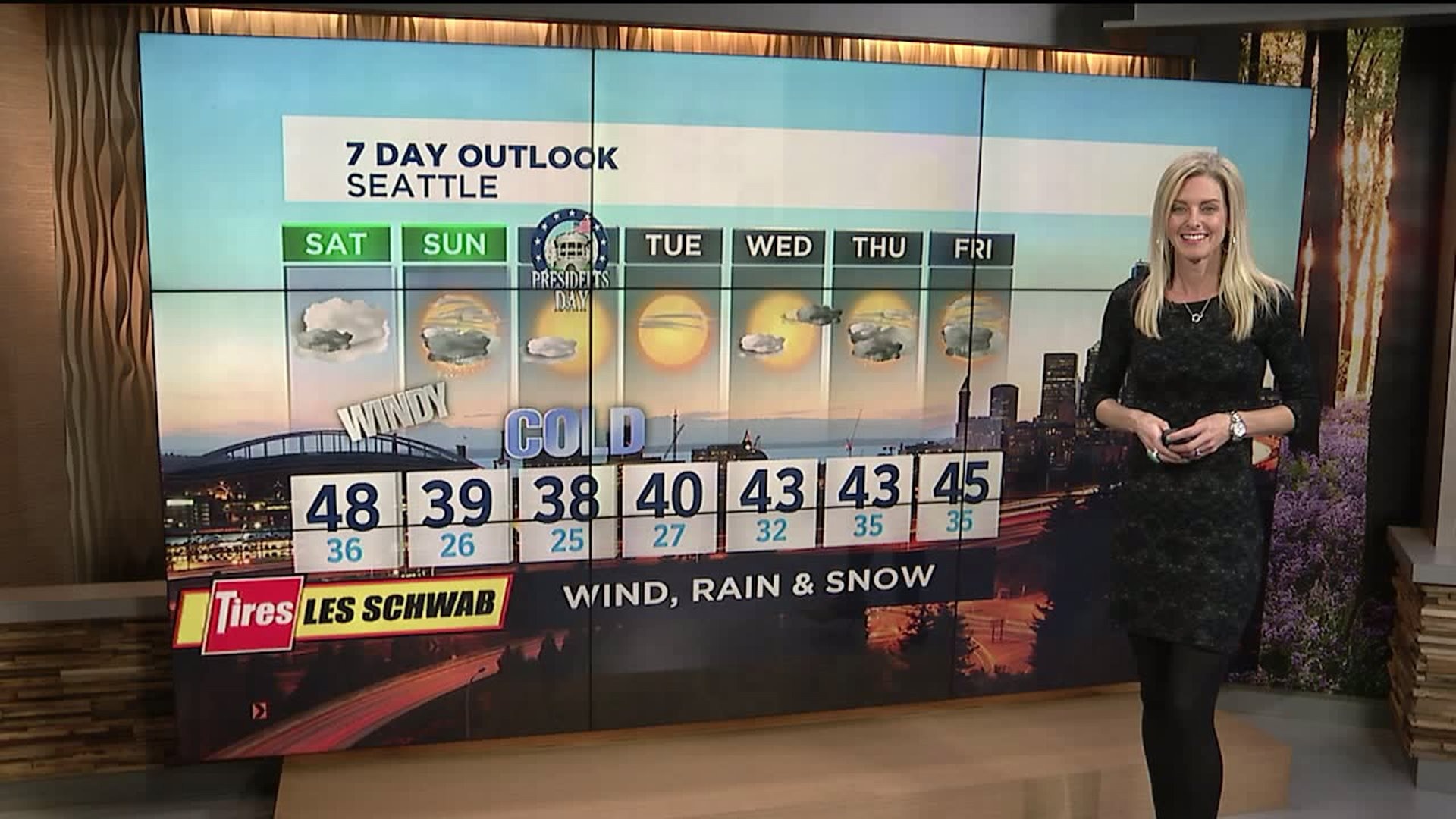 Q13 News evening weather forecast