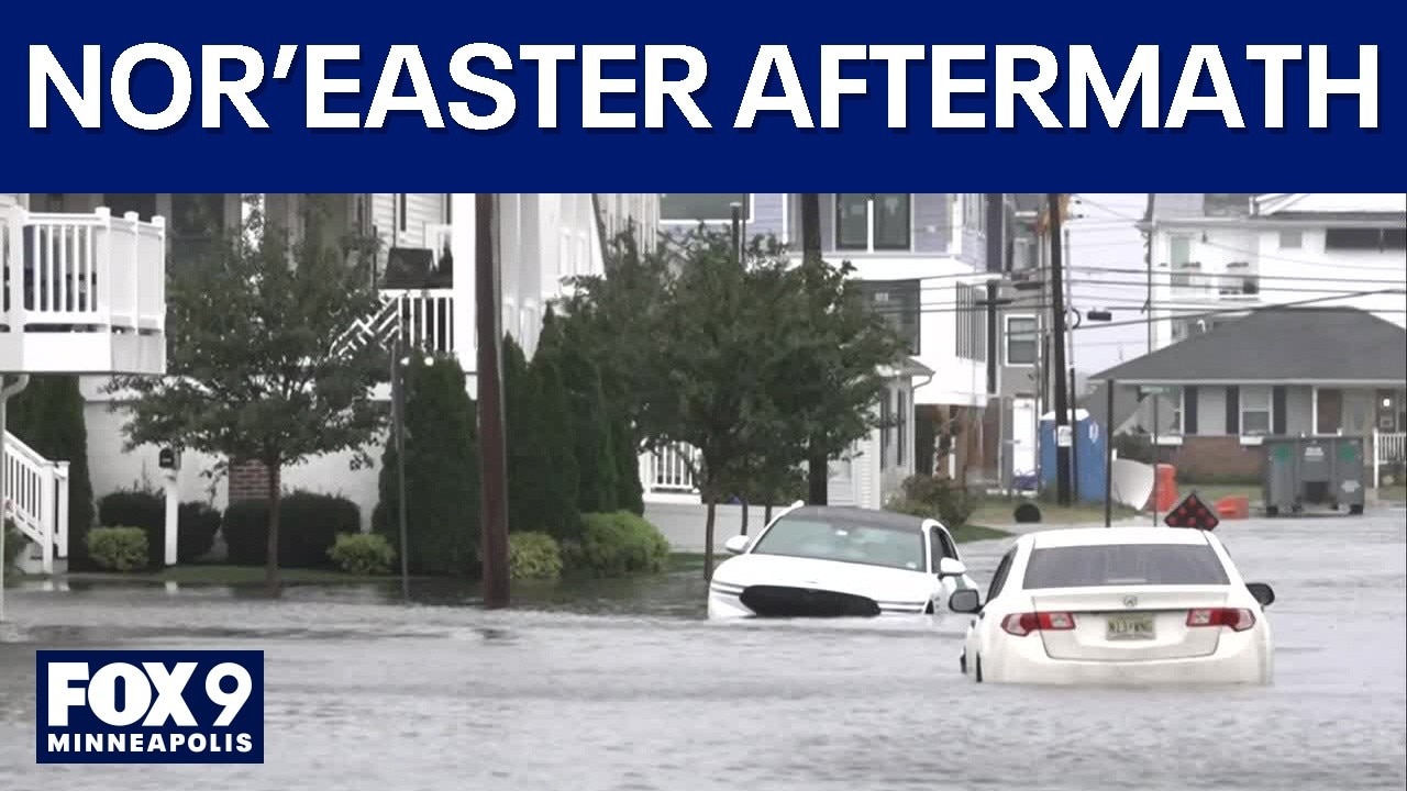Nor'easter slams East Coast with flooding, damaging winds