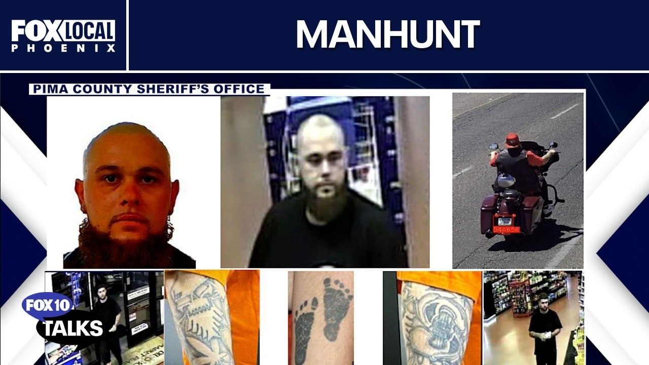 Murder suspect manhunt; AZ Cardinals preview l FOX 10 Talks