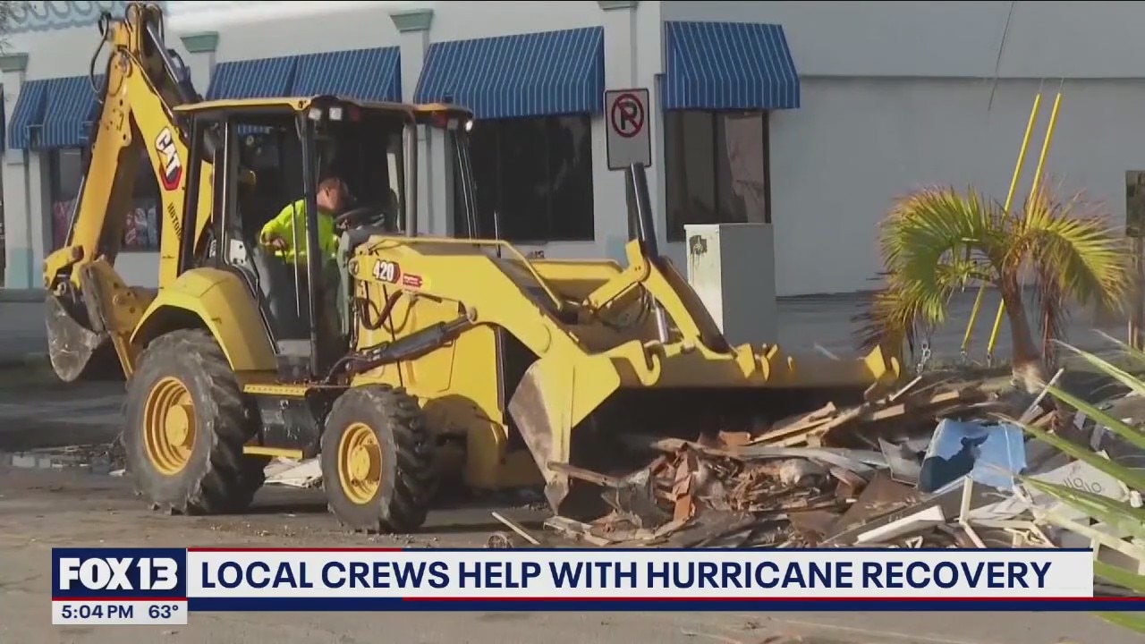 Washington crews help with hurricane recovery in Florida