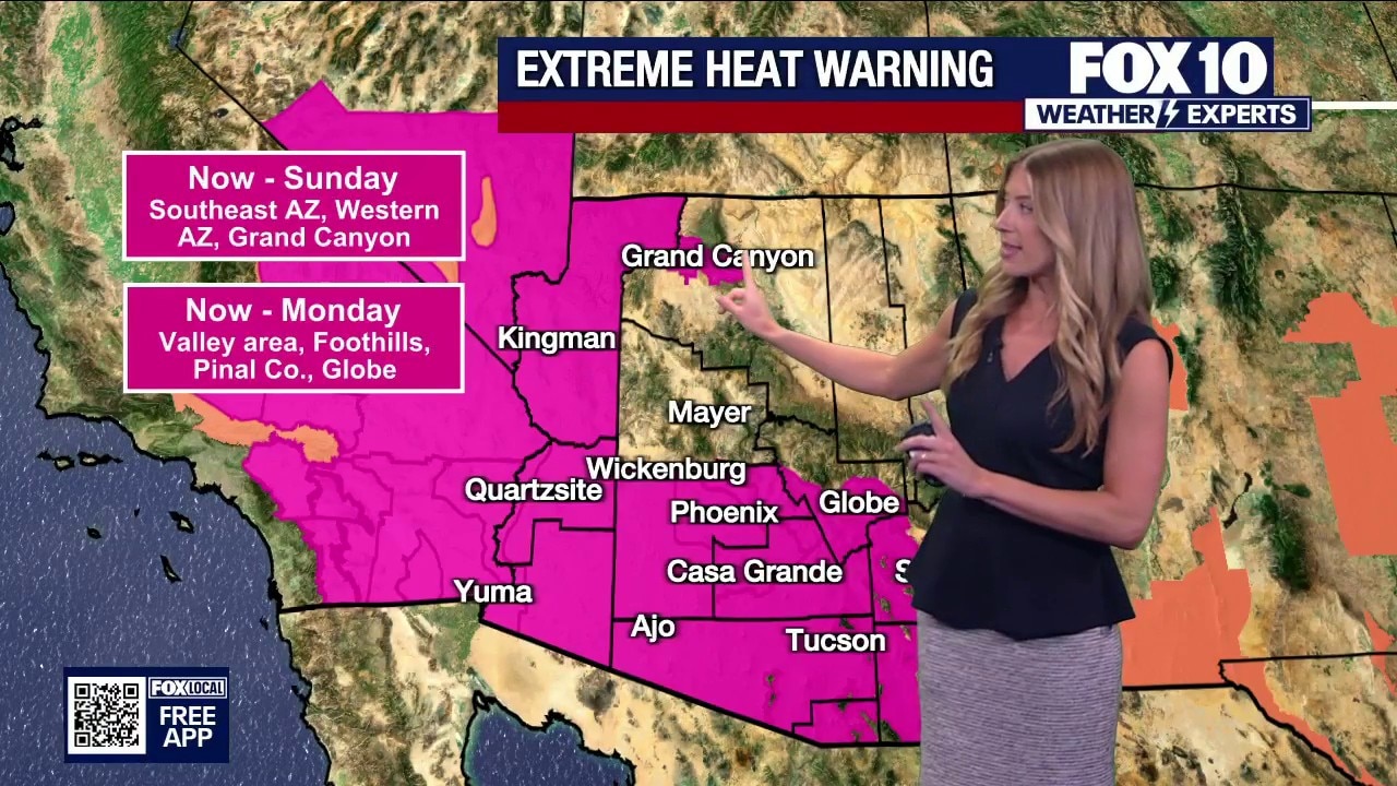 Heat warnings extend through the weekend