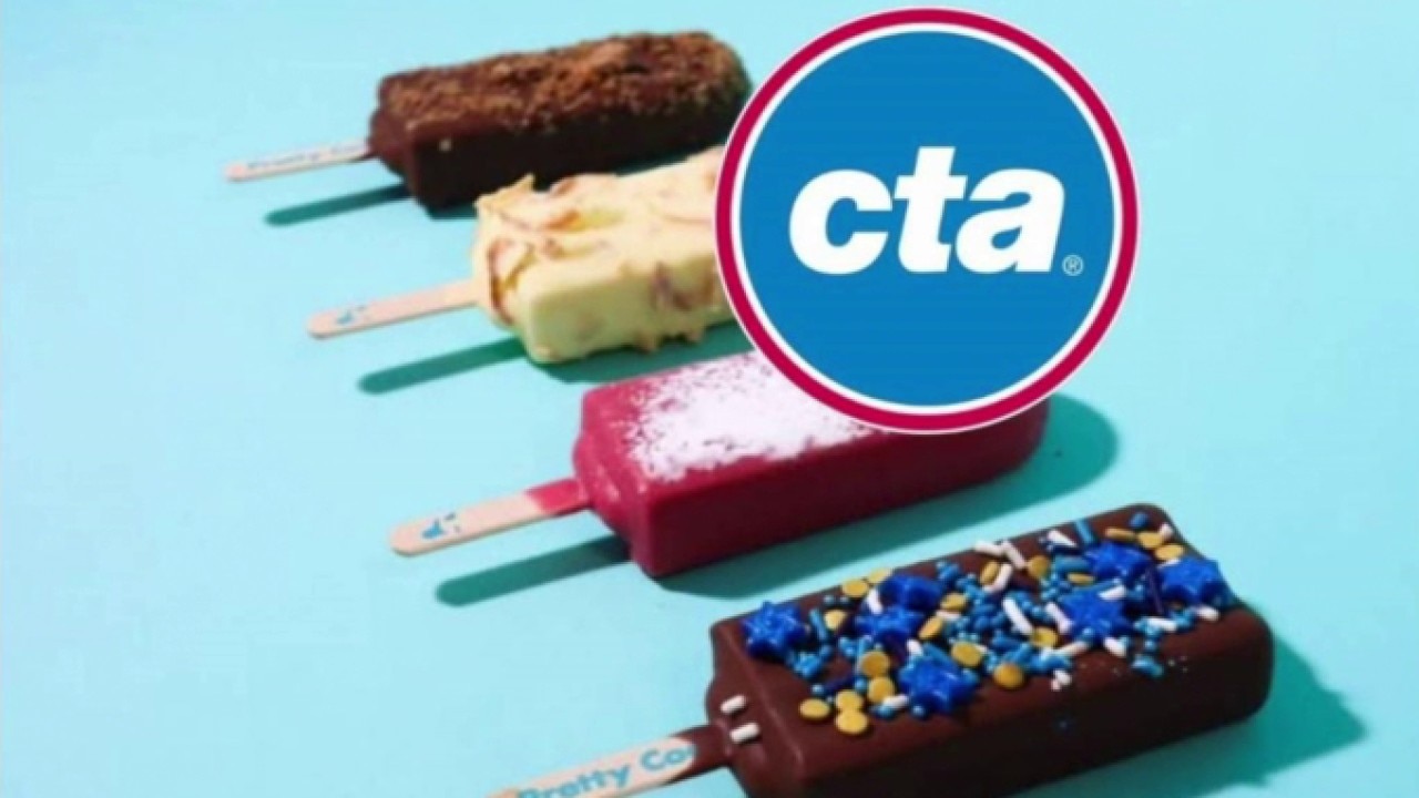 CTA and Pretty Cool Ice Cream launch 'L'-inspired ice cream pops | ChicagoLIVE
