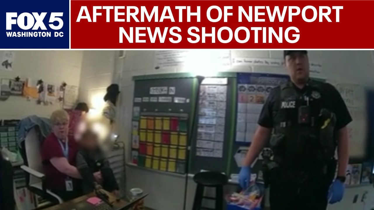 Newly released body-cam video shows moments after 6-year-old shoots Virginia teacher