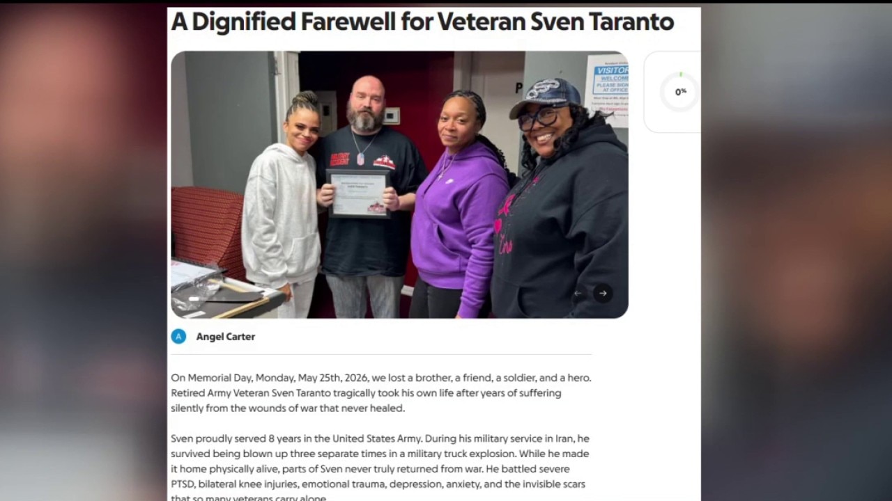 Group raises awareness after war veteran dies by suicide